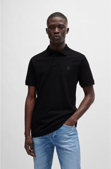 BOSS Men's Passenger Slim Fit Stretch Cotton Polo Shirt with Logo Patch