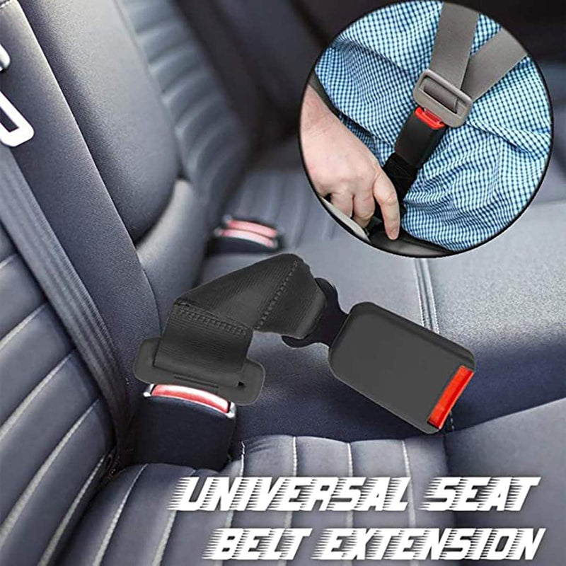 Candeer Car Safety Belt Extender, Multi Function Car Safety Belt, Extension Belt Auto Safety Belt Extender, Lengthening Safety Belt Car Accessory Black