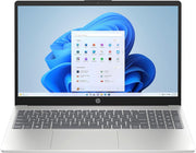 Essentials Laptop 2024 Model 15.6" HD 13th Gen Intel Core i3 4GB 256GB SSD Intel UHD Graphics Windows 11 Natural silver Standalone 15-FD0002NE En/Ar Kb UAE Version - UAE Version Core i3|4GB|256GB