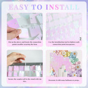 Kate Shimmer Wall Backdrop Sliver Wall Panels 12Pcs Square Sequin Shimmer Wall Backdrop Decoration for Birthday Party,Wedding, Anniversary