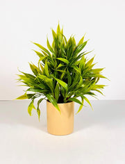 Dekorly Artificial Potted Plants, 8 Pack Artificial Plastic Eucalyptus Plants Small Indoor Potted Houseplants, Small Faux Plants for Home Decor Bathroom Office Farmhouse (Set 0F 8)