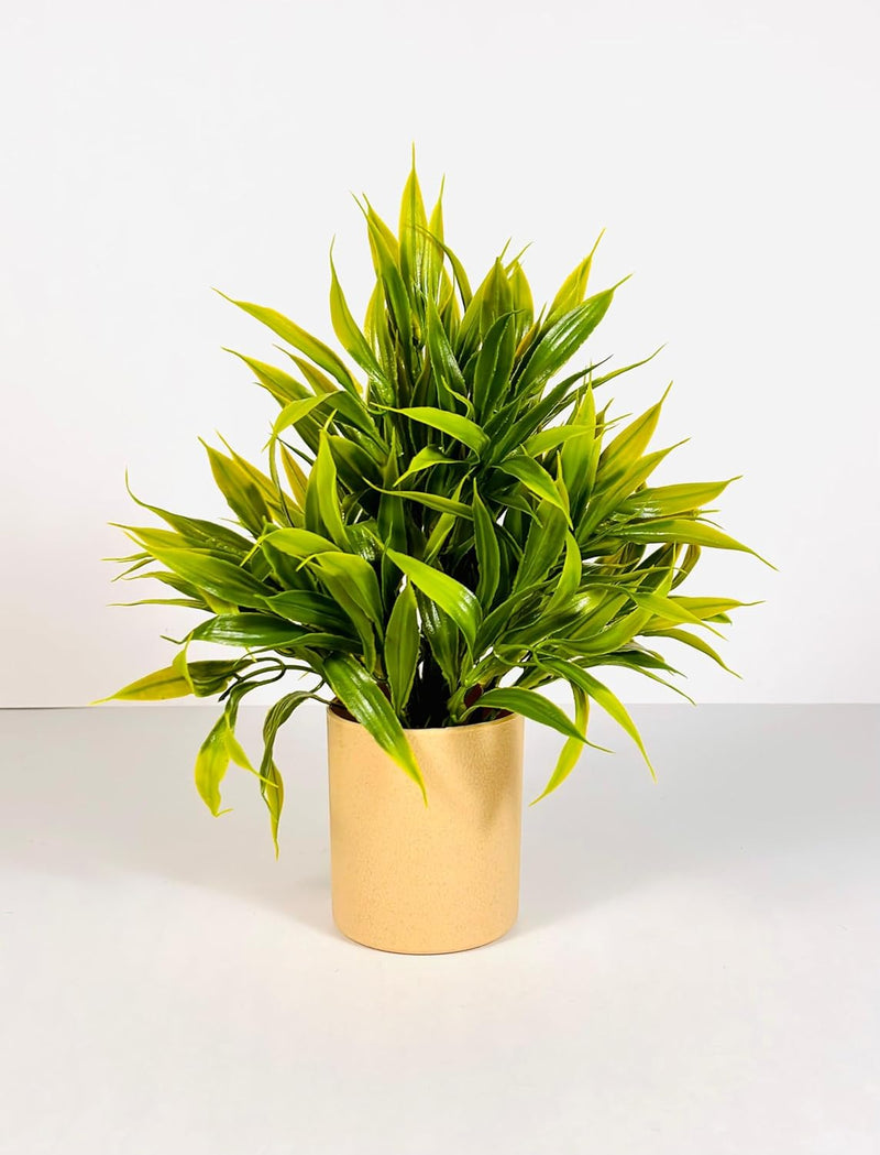 Dekorly Artificial Potted Plants, 8 Pack Artificial Plastic Eucalyptus Plants Small Indoor Potted Houseplants, Small Faux Plants for Home Decor Bathroom Office Farmhouse (Set 0F 8)