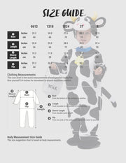 Spooktacular Creations Unisex Baby Cow Costume Jumpsuit Outfit with Milking Bucket for Infant Child Boys and Girls