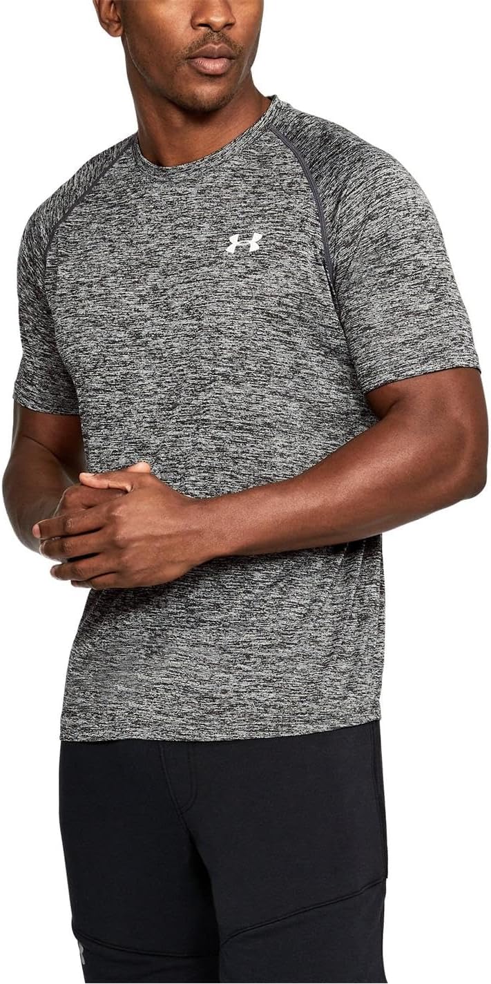 mens UA Tech Textured SS T-shirt (pack of 1)