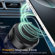 Electric Vacuum Magnetic Suction Phone Mount, Hands-Free Shower Phone Holder, Magnetic Cell Phone Holder for Car/Gym/Mirror/Smooth Surface, Compatible with Magsafe iPhone & Android - Black