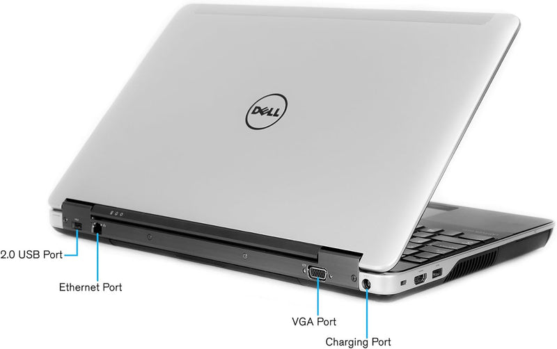 Dell (Refurbished) Latitude E6540 15.6in Laptop, Core i5-4300M 2.6GHz, 8GB Ram, 240GB SSD, DVDRW, Windows 10 Pro 64bit