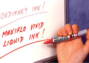Pentel Maxiflo Mwl5M-Co Drywipe Marker, Blue, Box Of 12