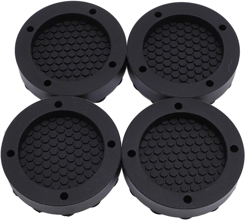 Anti Vibration Pads for Washing Machine, Washer Dryer Pedestals Fits All Machines, Stops Washer Dryer Moving and Prevents Noise, 4Pcs Silicone Washer Dryer Support Foot Pads (Grey)