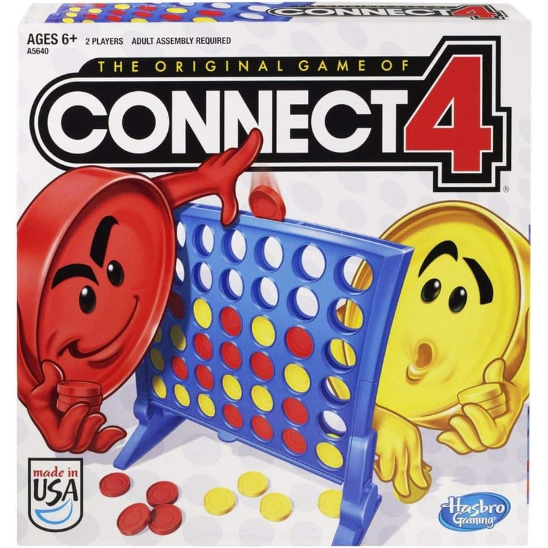Row: Classic Strategy Game for Kids 6+, Connect Four Fun, Educational Math Toy, Board Game for Boys & Girls, 2 Player Grid Challenge