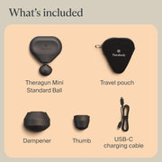 Therabody TheraGun Mini Massage Gun for Pain Relief, 3rd Gen Black Percussion Therapy