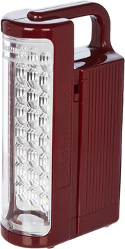 Olsenmark 2 Speed Setting Rechargeable 24 LED Emergency Lantern, Red