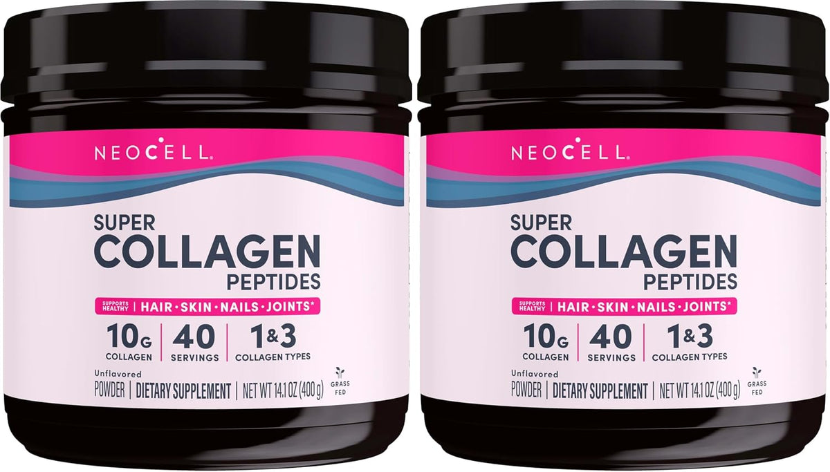 Grassfed Collagen Peptides Powder Type 1 & 3 Unflavored 10g Supports Healthy Hair & Skin & Nails & Joints & Easily Mixable 7 Oz (200g) – image 4
