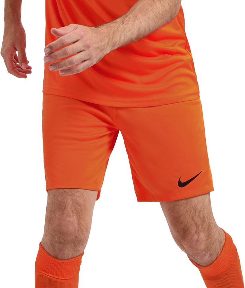 mens M Nk Dry Park Iii Short Nb K Sport Shorts - Safety Orange/(Black)