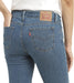 Levi's A7090-0001 Women's Mid Rise 711 Skinny Jeans, Ebony Black Size 26W/28L