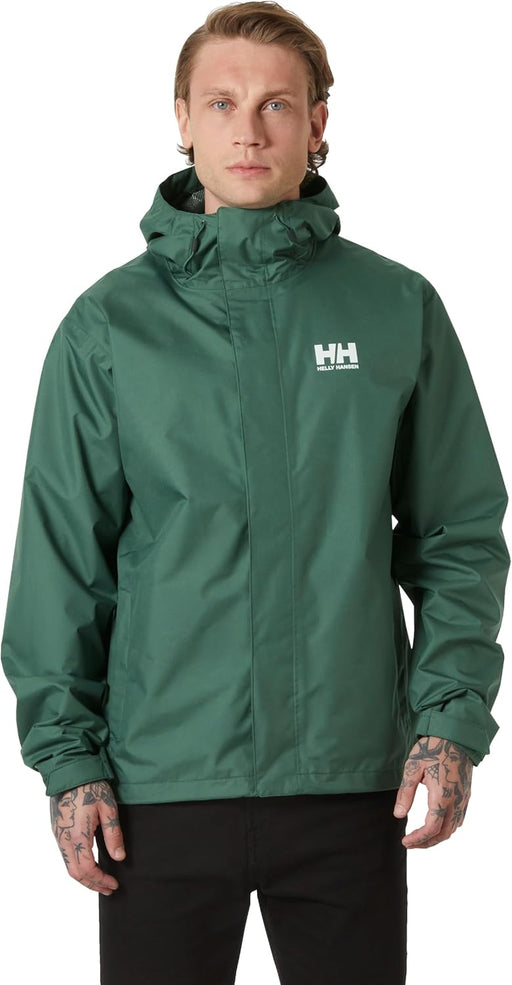 mens Seven J Waterproof Windproof Breathable Rain Jacket Seven J Waterproof Windproof Breathable Rain Jacket - 390 Jungle Green