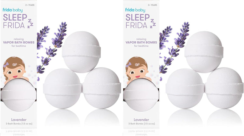 Fridababy Sleepfrida - The Natural Vapor Bath Bombs - 3 Count (Pack of 2) Sleepy Bath Bombs 3ct
