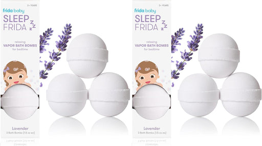 Fridababy Sleepfrida - The Natural Vapor Bath Bombs - 3 Count (Pack of 2) Sleepy Bath Bombs 3ct