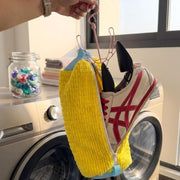 Premium Shoe Washing Bag with 2 Adjustable Shoe Trees & Hanging Hook Reusable Mesh Laundry Bag for Sneakers, Sports Shoes & Casual Footwear Protects Shape During Machine Wash