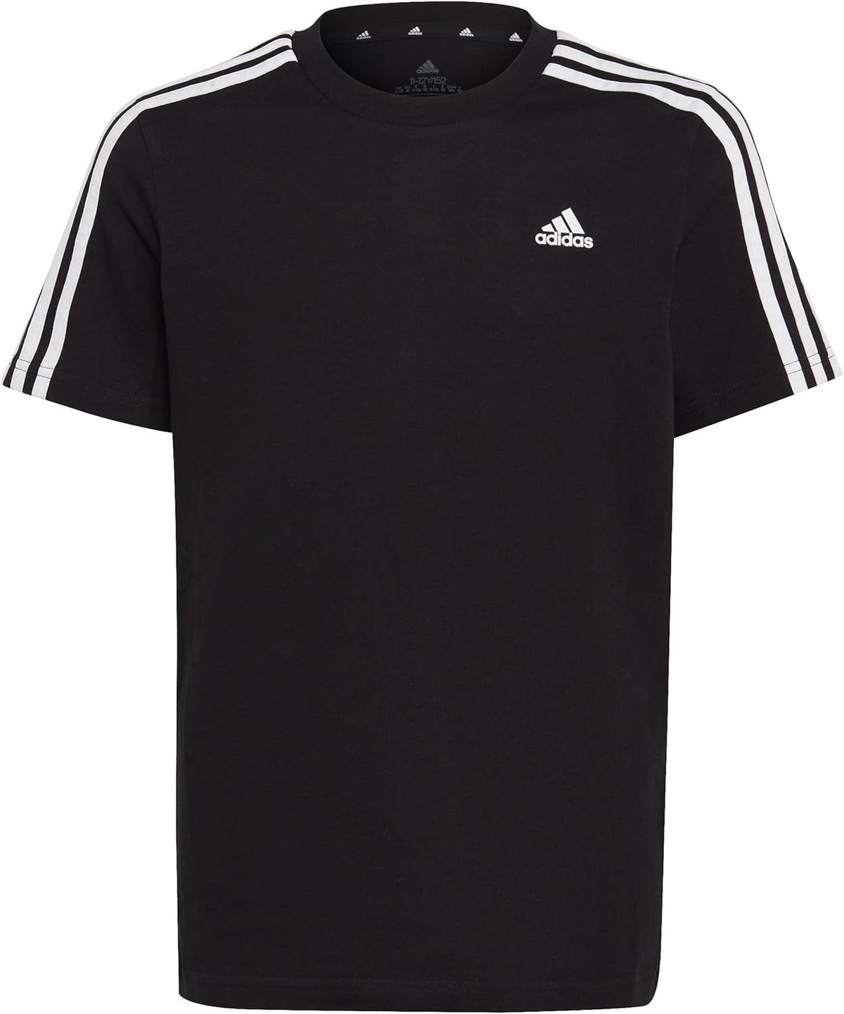 Unisex Child Essentials 3-Stripes Cotton T-Shirt – image 2