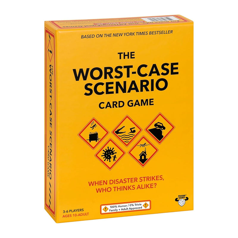 Moose THE WORST-CASE SCENARIO CARD GAME - All New Family/Party Game | 0% Trivia, 100% Humorous Fun