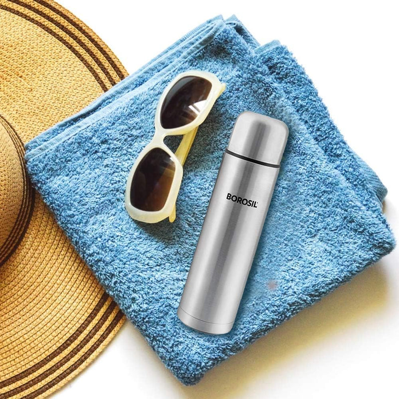 Hydra Thermo Stainless Steel Flask, 350ml, Silver