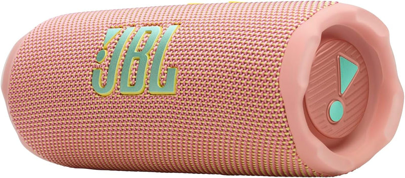 JBL Flip 7 - JBL Pro Sound with AI Sound Boost, up to 16 hours of playtime, multi-speaker connection via Auracast, and waterproof, dustproof, drop-proof design for all adventures Black. - Pink FLIP 7