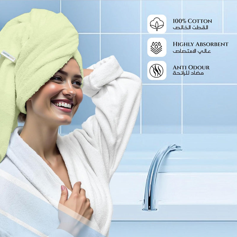 Cotton Home Rest Bath Towel- Set of 2 Sky Blue, Cotton Towel | 70x140cm / 27x55 inch, Luxury Hotel Towel Set Absorbent Durable Lightweight Washable Quick Dry Spa Quality Beach Pool Family Bath Towel.