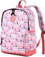 Kids Backpack for Boys, Girls Cute Backpack for School Children's Bookbag - Pink Rabbit