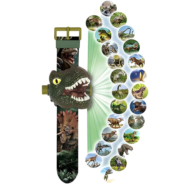 Aputue Projection Watch for Kids, Dinosaur Projection Children's Watch, Images Projector Watch, Children Digital Dinosaur Watch with 24 Kinds of Dinosaur Projection Pattern for Kids