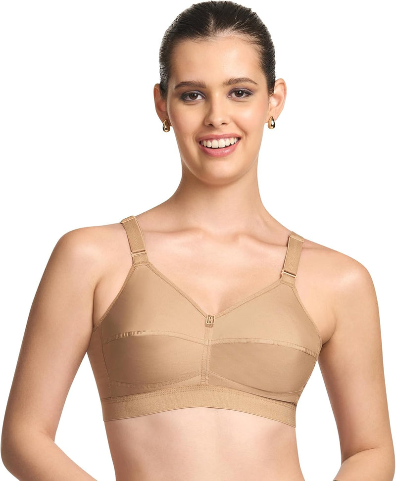 Women RIZA COTTONFIT-NUDE-36-E-CUP Casual (pack of 1) - NUDE