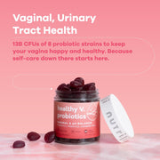 Healthy V. Probiotics For Women & Prebiotics, Cranberry & D-Manose Digestion, Vaginal & pH Balance