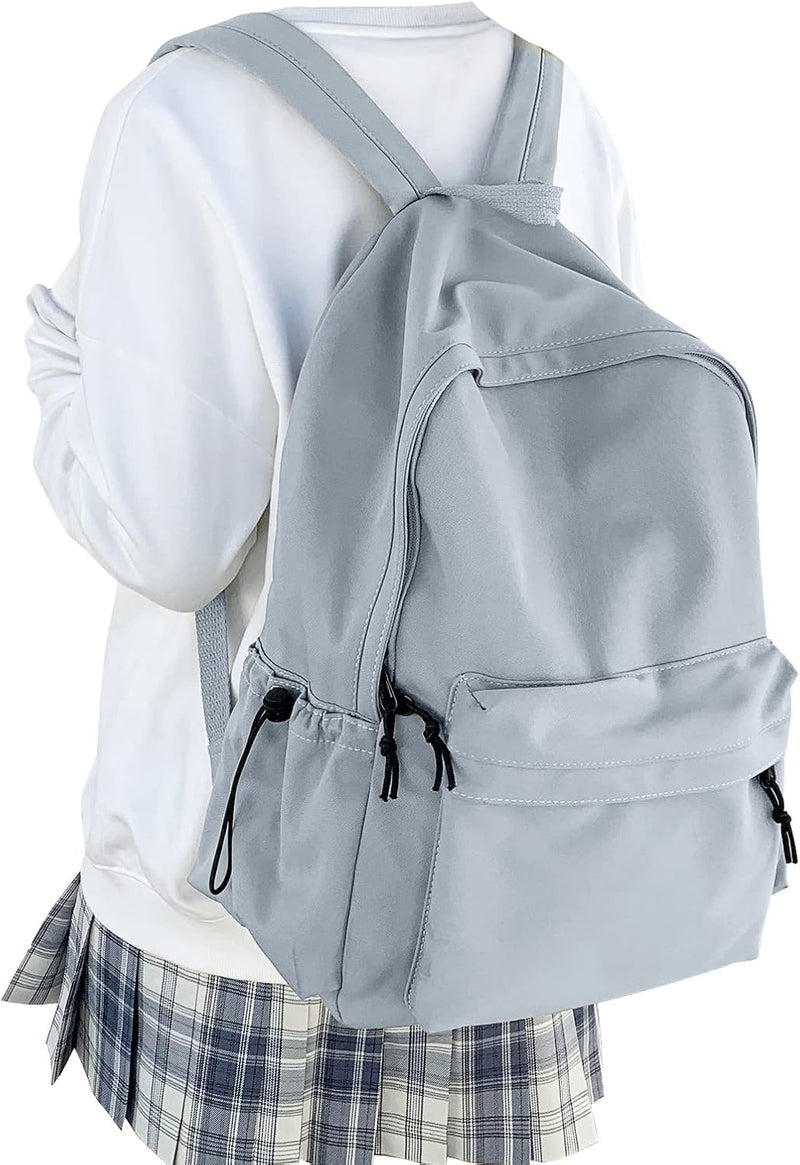 WEPOET Middle School Backpack for Teen Girls,Cute College Backpack for Women,High School Bag,Casual Travel Rucksack,Bookbag - A2-blue