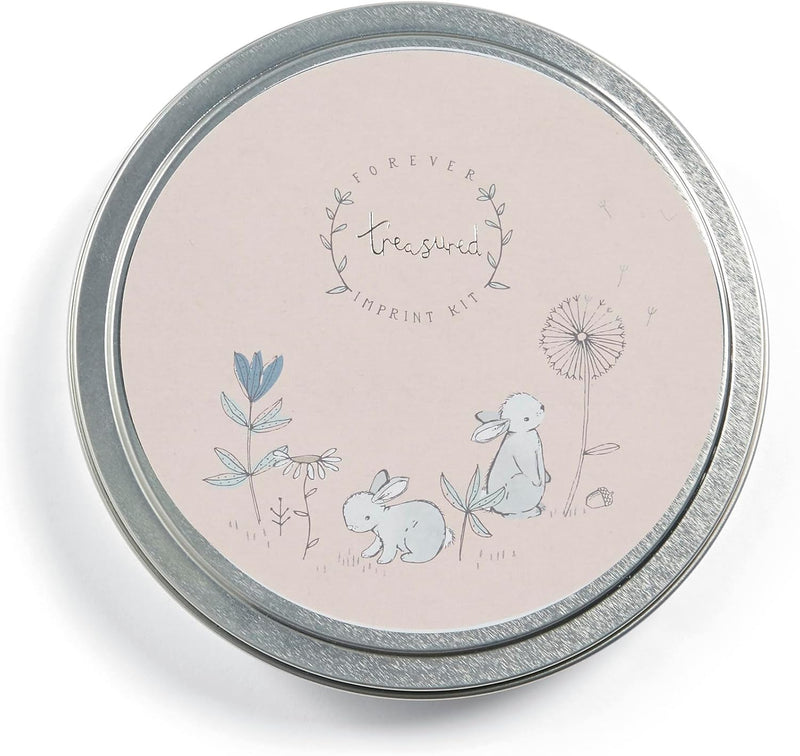Mamas & Papas Baby Imprint Tin Keepsake Gift Forever Treasured - Pink