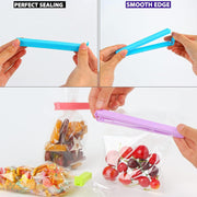Food Clips, 18 Pcs Bag Sealing Clips For Storage Bags, In 4 Colors, Reusable Plastic Sandwiches And Snacks