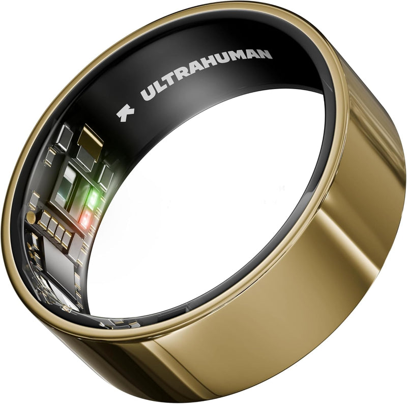 ULTRAHUMAN Ring AIR Sleep and Fitness Tracker, Smart Ring for Men and Women, No app fee for Standard Features, Up to 6 Days Battery Life - Bionic Gold 13