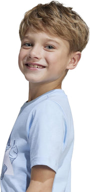 Unisex Kids Lounge Ice Graphic T-Shirt T-Shirt - Glow Blue