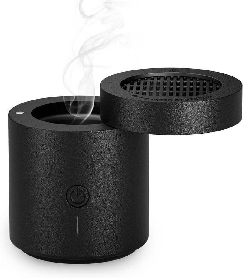 Rotating Electric Incense Burner, Portable Bakhoor Smoker Burner with USB Charging, Smart for Home (Premium Edition)