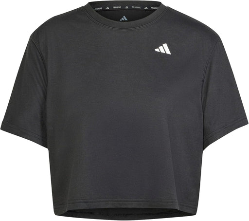 Women Train Essentials Boxy Workout Tank Top - Black