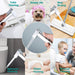 Azonee Warm Water Bidet Sprayer Faucet for Toilet with Hot and Cold Brass Rough-in Valve, Stainless Steel Square Handheld Bidet Attachment Set for Feminine, Pets and Baby Diaper Washing