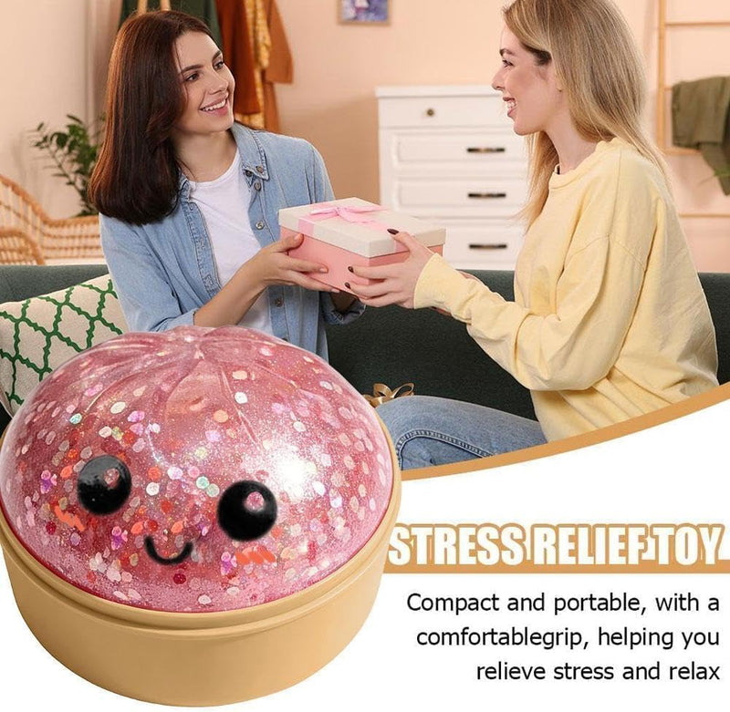 SLEEPHEAD Dumpling Squishies Mystery Box Squeeze Toy, Squishy Dumpling Fidget Toys for Adults, Stress Relief Sensory Toy