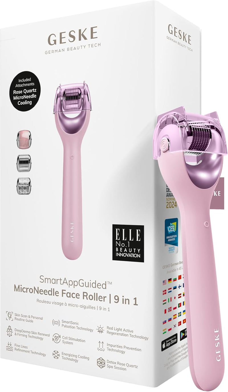 GESKE Geske Microneedle Face Roller 9 In 1 Magenta - Pink