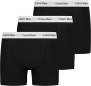 Men's Boxer Brief 3pk 000nb1770a Boxer Briefs (pack of 3) - Black (White waistband)