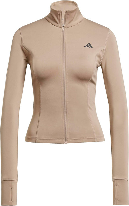 Women Optime Essentials Full-Zip Jacket - Brown