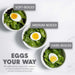 Smart Egg Boiler Original, Electric Egg Cooker, Boil Up to 6 Eggs, 200W, Instant Egg Boiler, Stainless Steel, Egg Steamer, Electric Egg Cooker and Steamer