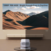 Wanbo Vali Smart Projector with WiFi and Bluetooth, Outdoor & Home Movie Projector 1080p Native, Auto Focus & Keystone, Built-in Streaming Apps & Google Store Android TV 11.0/900 ANSI/ 200 Stand