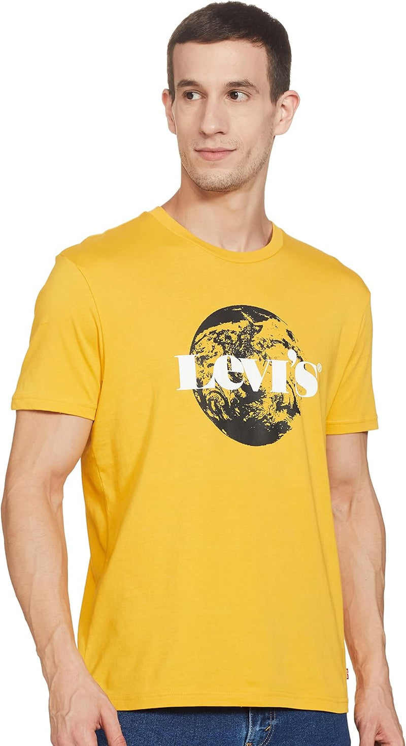 Levi's Men's Regular T-Shirt (16960-0786_Black Beauty L)