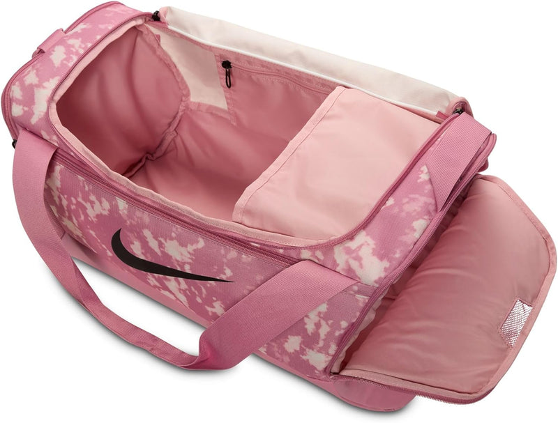 Nike Nk Brsla S Duff - 9.5 Aop Sp25 Bags For Unisex Elemental Pink/Elemental Pink/(Black) 1Size