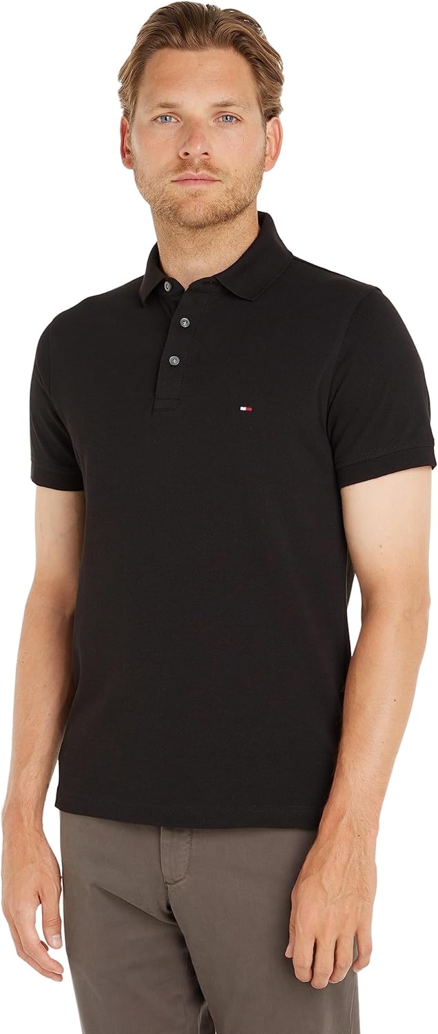 Tommy Hilfiger Mens 1985 Slim Polo Shirt (pack of 1)