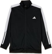 Men Colourblock Track Top - BLACK/WHITE