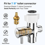 YUSHAY® Hand Held Bidet Sprayer for Toilet, Stainless Steel Handheld Jet Spray Adjustable Water Pressure Control Bidet Sprayer Cloth Bathroom